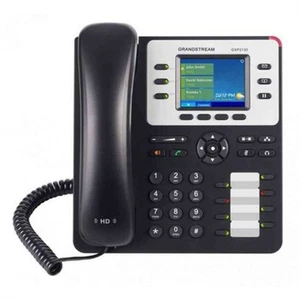 Grandstream Networks GXP2130 V2 Wired handset 3Zeilen LCD Schwarz, Weiß - Bild 1 von 5