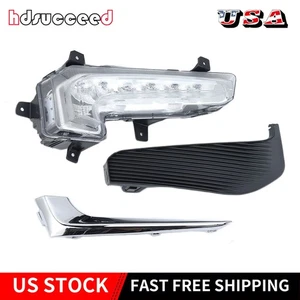 For 16 17 2018 Chevrolet Malibu Fog Light LED Daytime Running Light Passenger - Picture 1 of 18