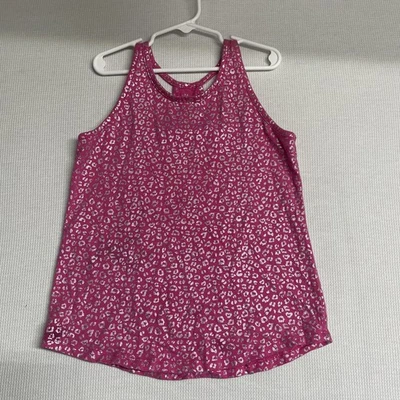 bcg: Camiseta sin mangas con estampado de leopardo rosa para niñas jóvenes, talla (8-10) mediana Foto 1 de 3