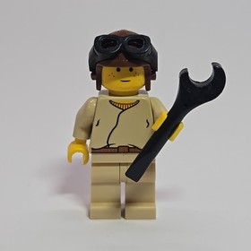 LEGO Minifigure Star Wars Anakin Skywalker (Brown Aviator Cap) sw0007 Naboo 7141
