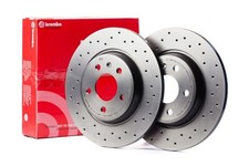 Produktbild - Paar Bremsscheiben Perforiert Brembo X-Tra Line 305mm Punto Evo 1.4 Abarth