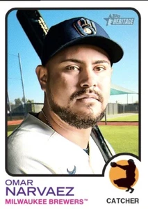 [DIGITAL CARD] Topps Bunt - Omar Narvaez - Heritage 22 S2 - Base - Picture 1 of 1