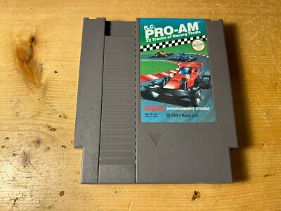 R.C. Pro-Am (Nintendo NES) Authentic Tested Ships Free !! - Image 1 of 4