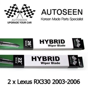 2x for LEXUS RX330 03~06 WINDSHIED Windscreen Wiper Blades - Picture 1 of 1