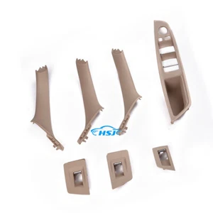 Kit de panel de interruptor de agarre empotrado manija de puerta beige adecuado para BMW 528i 530i 535i - Imagen 1 de 8