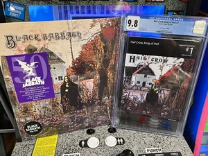 Hail Crow King of Hell #1 CGC 9.8 Black Sabbath Debut Homage Limited 100 + Vinyl - Bild 1 von 7