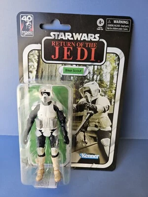 Hasbro Star Wars the Black Series 6" Biker Scout Figure - ROTJ Scout 2 - d17ET#1 Foto 1 de 4