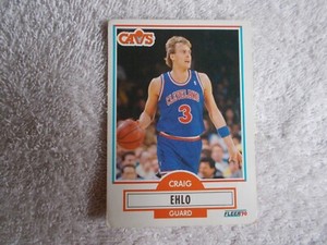 Fleer 1990: NBA "CRAIG EHLO" #32 Cleveland Cavaliers Trading Card n4