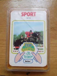 **DÜBREQ TOP QUARTETS** Series 1: SPORT Card Game (1976) - Complete Set - Picture 1 of 8