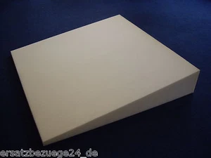 Matratzenkeil Lagerungskeil Bettkeil Schaumstoffkeil Matratzenerhöhung weiß - Bild 1 von 4