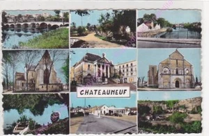 Cpsm 16120 Chateauneuf Postal- Varias Vistas 9 Vistas EDT Gilberet ca1965 - Picture 1 of 2