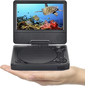 YOOHOO 9.5"Mini Portable DVD Player for Car and Kids with 7.5"HD Swivel Screen S - Picture 1 of 12