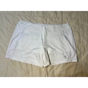 Pantalones cortos deportivos K Swiss Knit blancos para mujer talla XL - Imagen 1 de 9