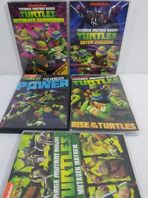 TMNT Teenage Mutant Ninja Turtles 5 DVD Lot Nickelodeon Series - Image 1 of 4