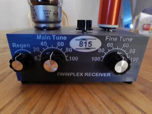 SCHEMATIC ONLY 815 TWINPLEX REGENERATIVE RECEIVER (545 KHZ TO 16.0 MHZ) - Zdjęcie 1 z 9