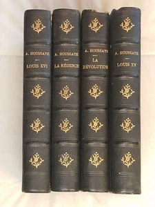 Arsene Houssaye -La Galerie Du Dix-Huitieme Siecle Set of 4 Hardcover Books 1891 - Picture 1 of 12