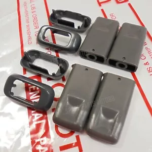 For Toyota Hilux LN85 LN106 LN111 Pickup Door Lock Knob Surround Grey SET New - Picture 1 of 10