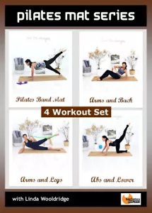 INTERMEDIATE PILATES DVD Barlates Body Blitz PILATES MAT SERIES 4 Workouts - Picture 1 of 2