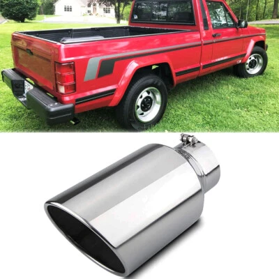 5" Inlet 8" Outlet 15" Length Stainless Steel Exhaust Tip For Jeep Comanche 2.1L Foto 1 de 4