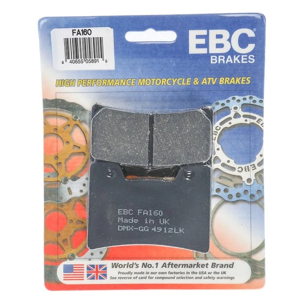EBC Organic Brake Pads Front fits Yamaha VMX1200/FZR600R/FJ1200/FZR1000/YZF-600R Foto 1 de 1