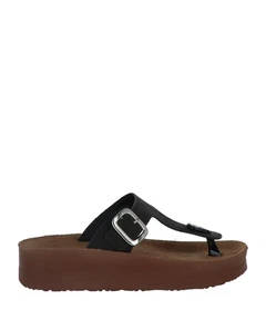 Carrera TStrap Platform Sandal Women Black Flip Flops - Picture 1 of 4