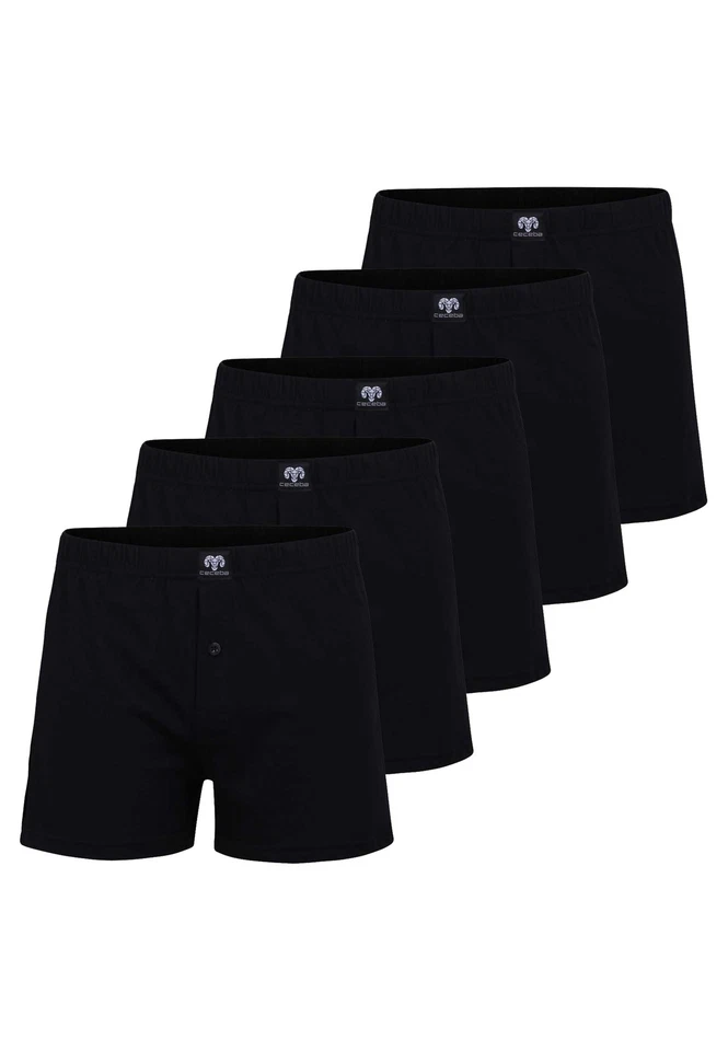 Ceceba Herren Boxershorts schwarz 5er Pack - Unterhose - schwarz - Bild 1 von 4