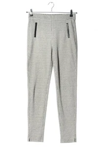 C&A Pantalón de cintura alta Mujeres Talla EU 38 blanco-negro-blanco puro - Imagen 1 de 5
