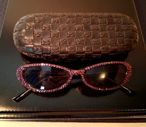 Jimmy Crystal New York Crystallized W/ Swarovski Women Sunglasses GL785 - Picture 1 of 7