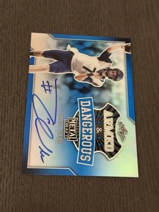 2017 Leaf Metal Draft Armed & Dangerous Blue Auto /35 #AD-DW1 DAVIS WEBB RC - Picture 1 of 2