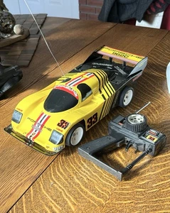 Vtg 80’s Radio Shack Porsche Radio Controlled RC Car w/ Remote Tested WORKS! - Picture 1 of 9