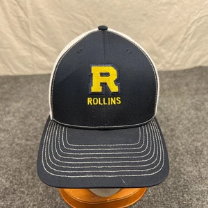 Richardson Rollins College Florida Logo Snapback Cap Erwachsene blau Netzrücken Mütze - Bild 1 von 9