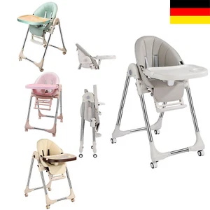 Baby Hochstuhl Kinderhochstuhl Babyliege Kinderstuhl Hocker Essstuhl Klappbar DE - Bild 1 von 56