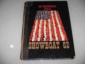 USS Independence CVA-62 1961 Showboat Navy Cruise Book - Bild 1 von 12
