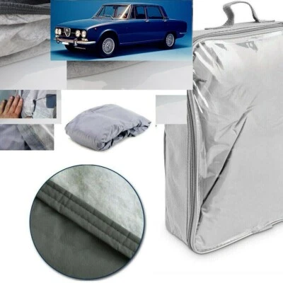 TELO COPRIAUTO TELATO FELPATO PER ALFA ROMEO 2000 BERLINA ANNO 1975 IMPERMEABILE - Immagine 1 di 4