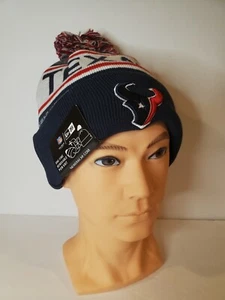 Licensed NFL New Era Collection Pom Cold Weather Cap Beanie - TEXANS SALE! - Picture 1 of 7