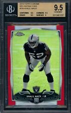 2014 Topps Chrome Khalil Mack Non Auto Red Refractor Rookie Rc #184 4/25 BGS 9.5