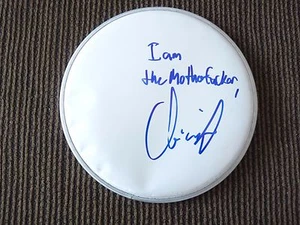 Christopher Mintz-Plasse Signed Autographed 8" DRUMHEAD Guarantee INCRIPTION - Picture 1 of 1