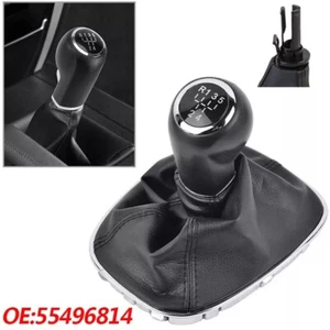 5 MARCE LEVA DEL CAMBIO MANIGLIA MANOPOLA CUFFIA Per OPEL CORSA DE ADAM 55496814 - Picture 1 of 7