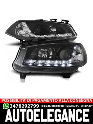 FARI ADATTI PER RENAULT MEGANE II 11.02-10.05 DAYLIGHT NERO - Immagine 1 di 3