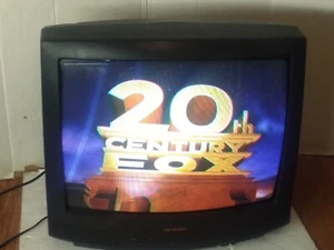 Vintage Sharp 25K-M100 CRT TV Retro Gaming Televisore senza telecomando 1998 - Foto 1 di 12
