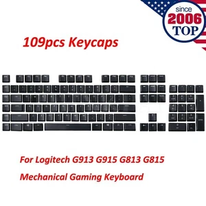 A Full Set keycaps Replacement for Logitech G813 G815 G913 G915 Keyboard Black - Picture 1 of 5
