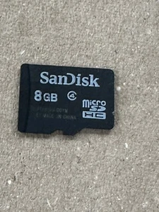 Sandisk 8GB Micro SDHC Card - Picture 1 of 2