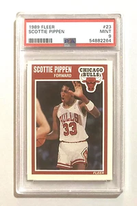 1989 Fleer Scottie Pippen #23 Basketball Card PSA 9 MINT - Bild 1 von 2