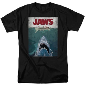 Camiseta o camiseta sin mangas Jaws "Lined Poster" - hasta 6X - Imagen 1 de 7
