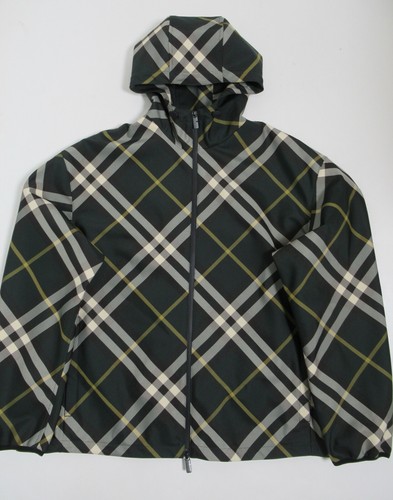 Jacket a scacchi Burberry Prorsum da uomo edera vestibilità rilassata taglia XL