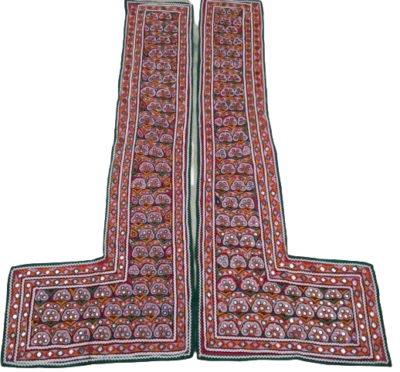 Indio *Special Sankhya* Kutch Rabari Banjara Espejo Pared Colgador Puerta Cenefa Foto 1 de 4