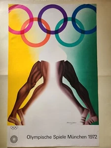 Póster de los Juegos Olímpicos de Munich 1972 por Allen Jones, GmbH 1970 - Imagen 1 de 10