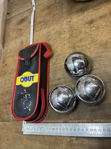 Lot de 3 boules triplette de pétanque obut Réf N.1 - Picture 1 of 7