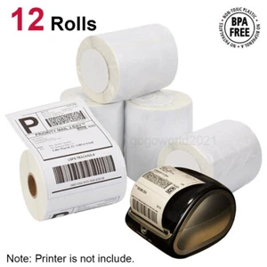 12 Rolls 220 DYMO 4XL Labels Direct Thermal Shipping 4x6 1744907 compatible US - Picture 1 of 8