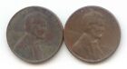 Usa 1955 1956 One Cent American Lincoln Wheat Penny 1C Exact Set 2 Coins
